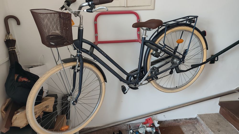 City bike Elops 520 LF Blue como nova