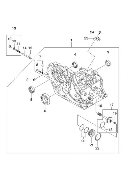 GENERAL MOTORS 93746751 Сальник Leg АКПП Nu 734319343/24201936