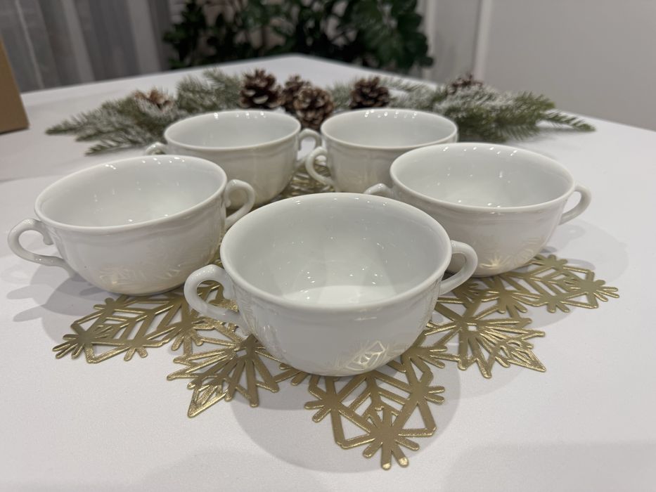 Bulionówki Karolina Castel White 350ml 5szt