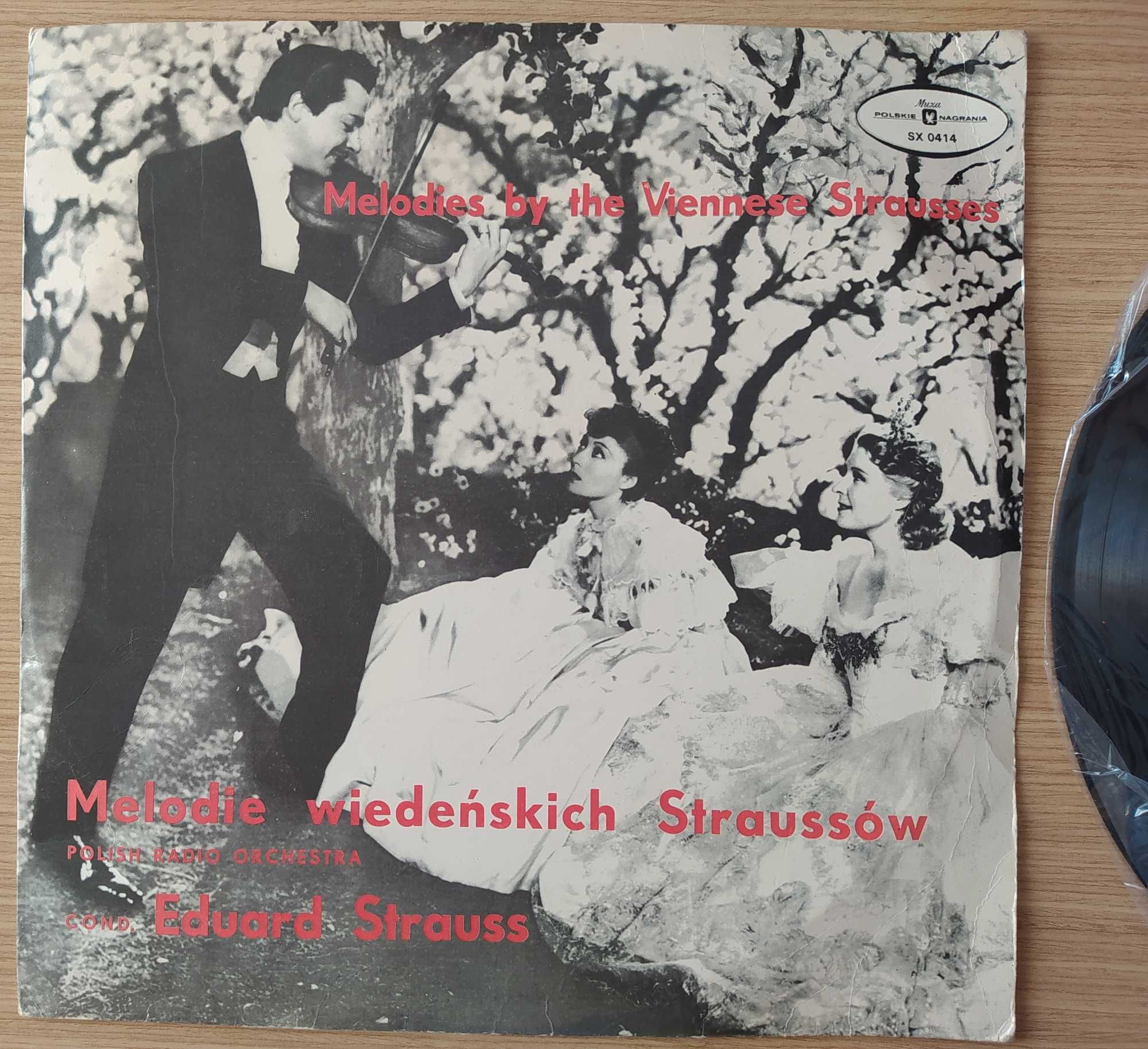 Płyta gramofonowa winylowa Melodie wiedeńskich Straussów Muza SX 0414