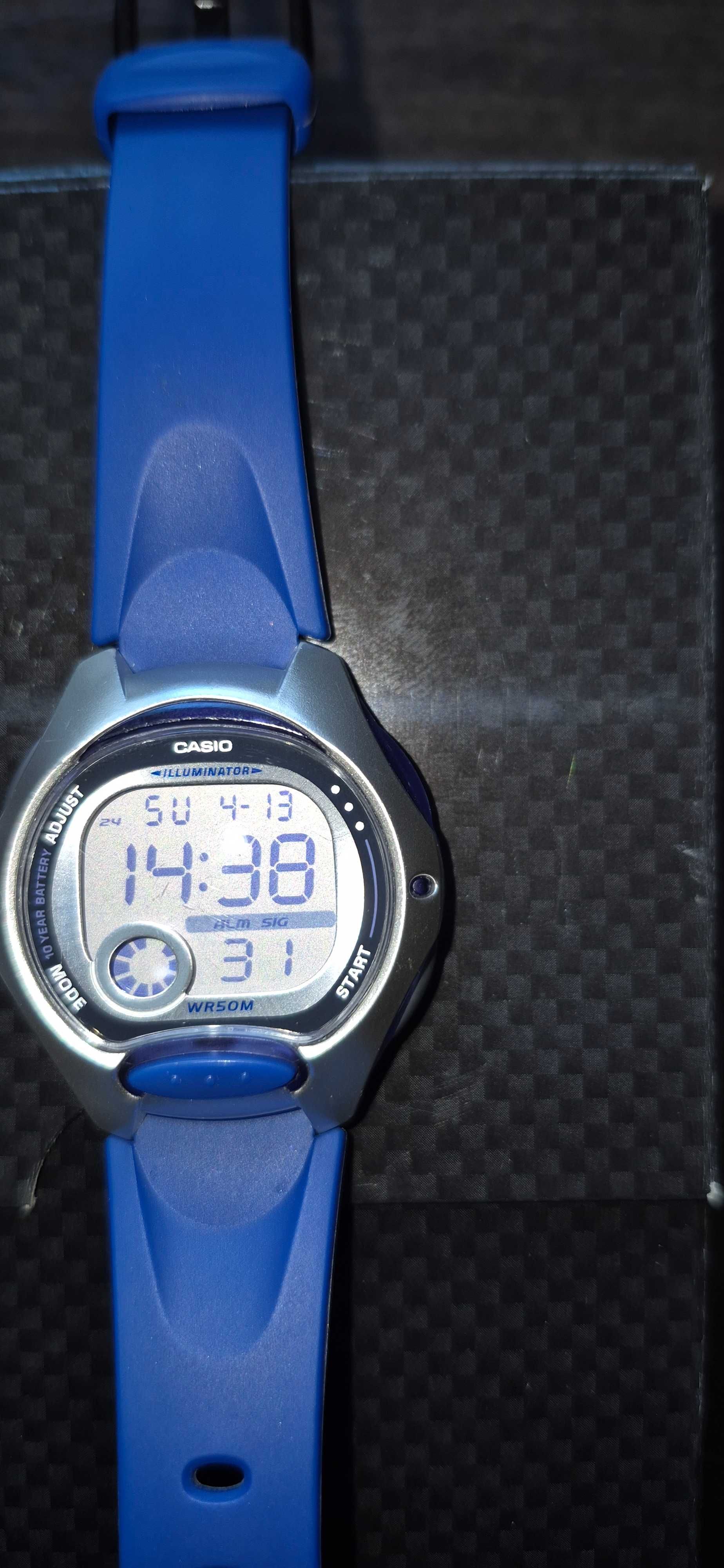 Zegarek dziecięcy CASIO LW 200 niebieski NOWY