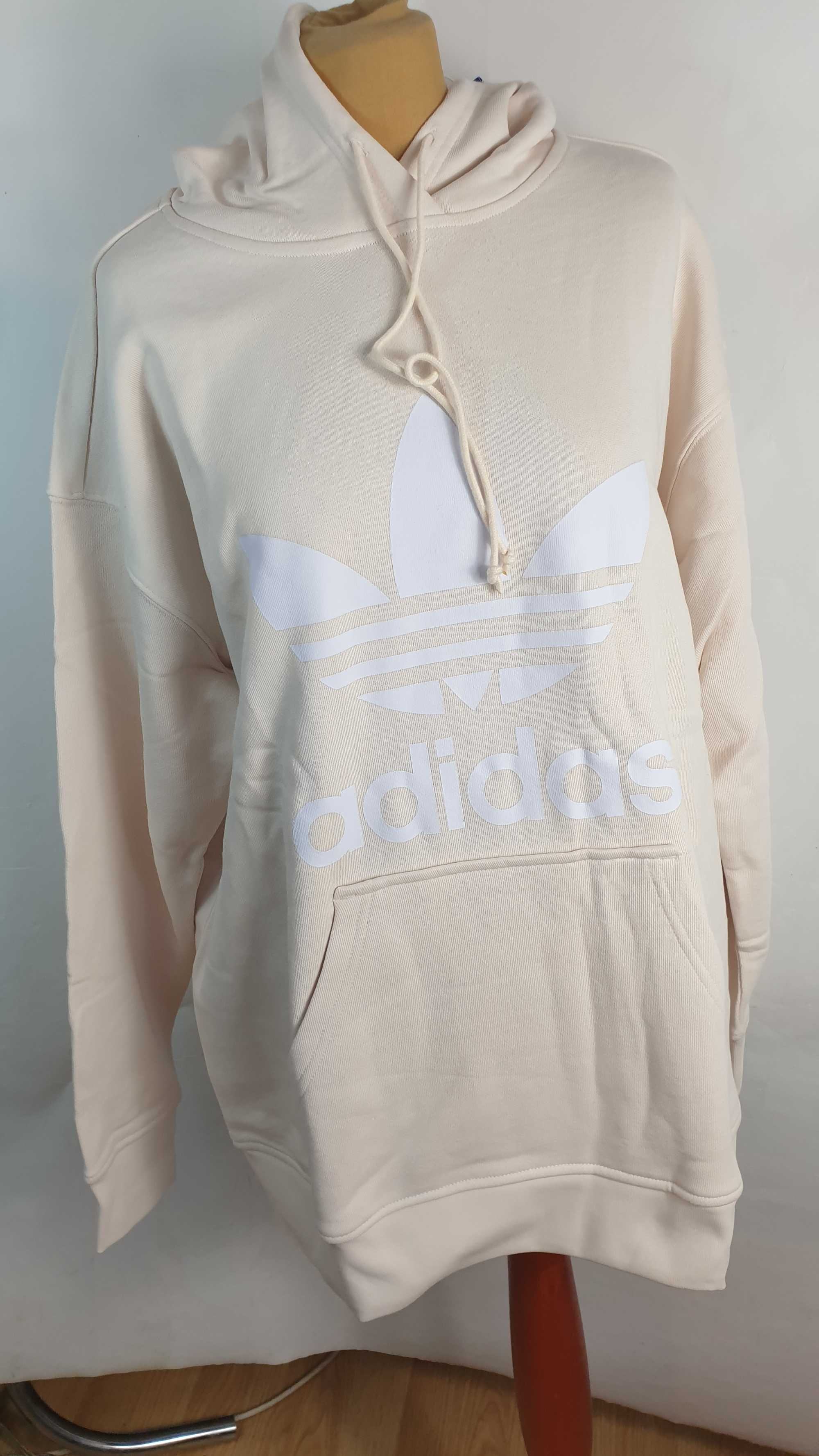 Adidas bluza damska wkładane przez głowę, z kapturem rozmiar 46/48 xl