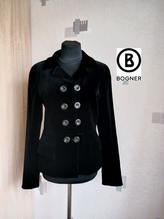 Оксасмитовий вілюровий піджак пиджак жакет bogner