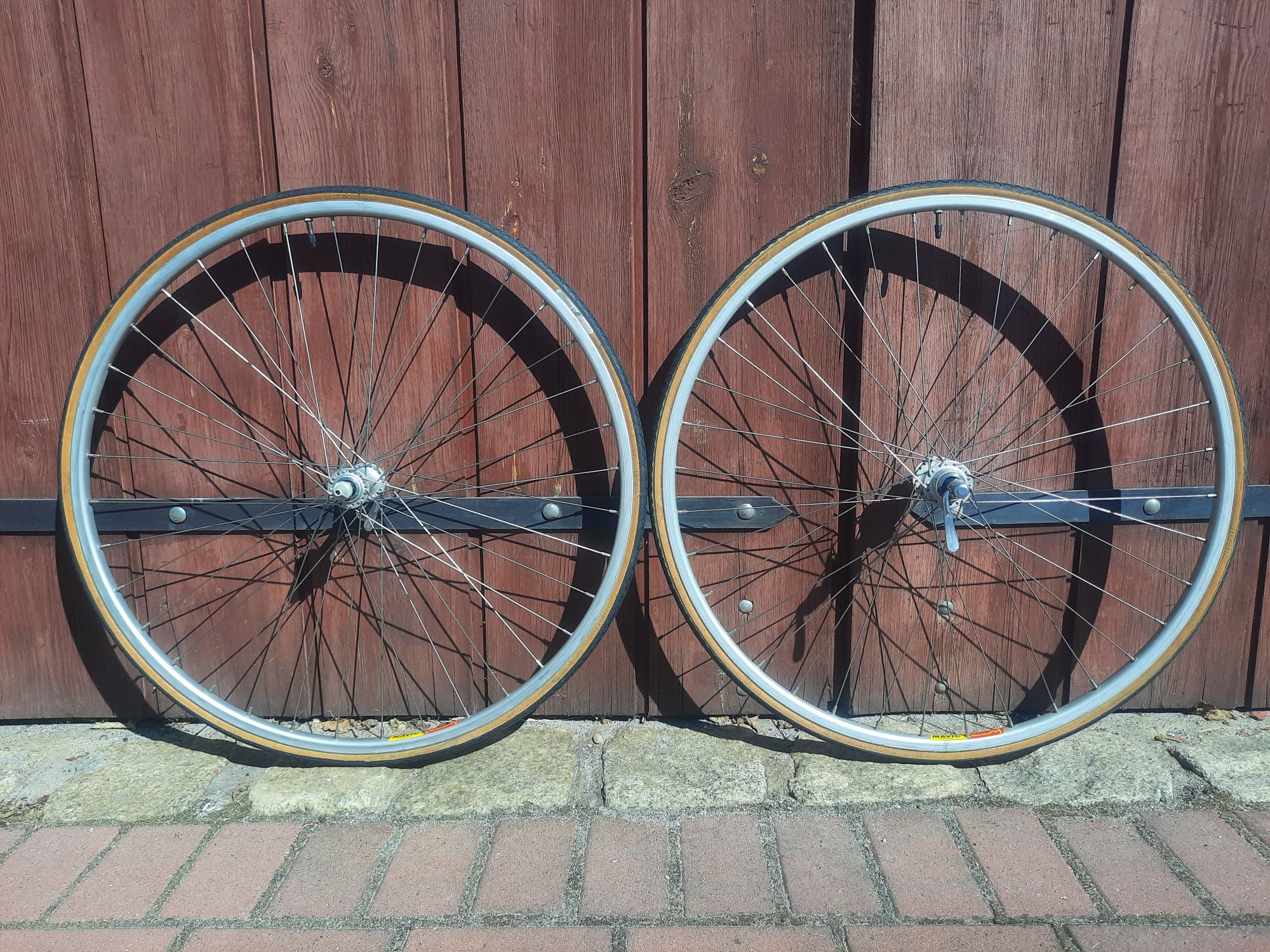koła szosowe 28" shimano 105 / mavic 192 retro 7s 100/126mm cr5