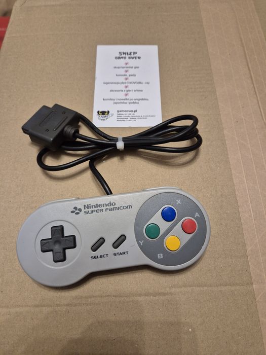 Pad SNES oryginalny Super Famicom używany kontroler gwarancja