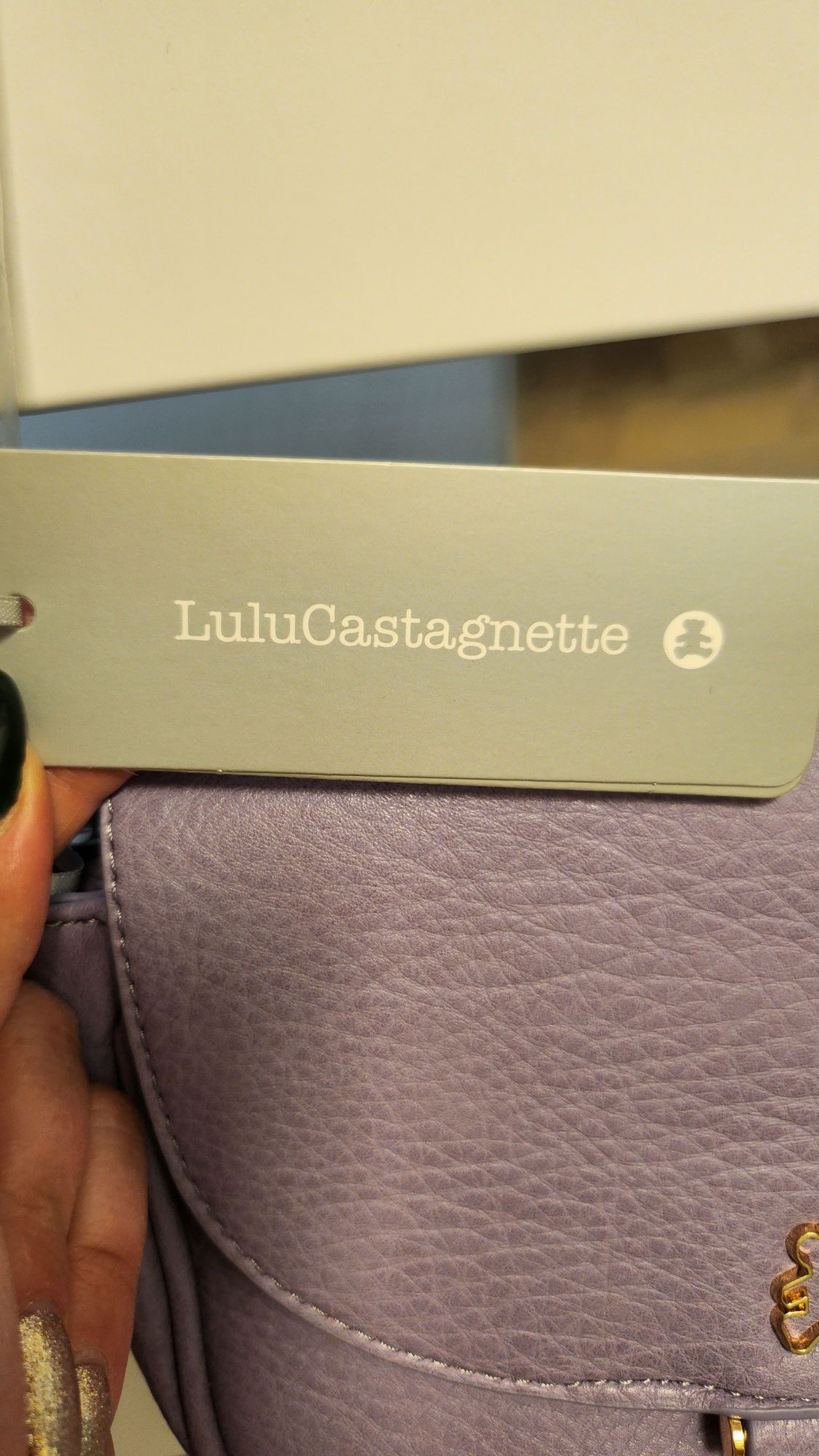Śliczna modna torebka listonoszka z misiem Lulu Castagnette