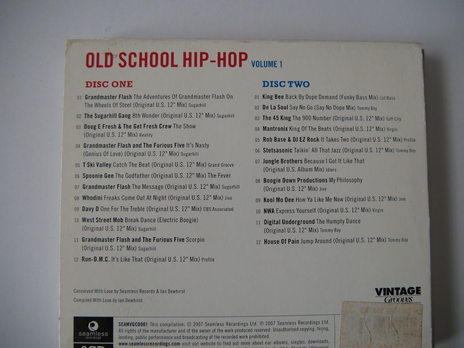 VA - Old School Hip-Hop Vol.1 (Vintage Grooves) CD