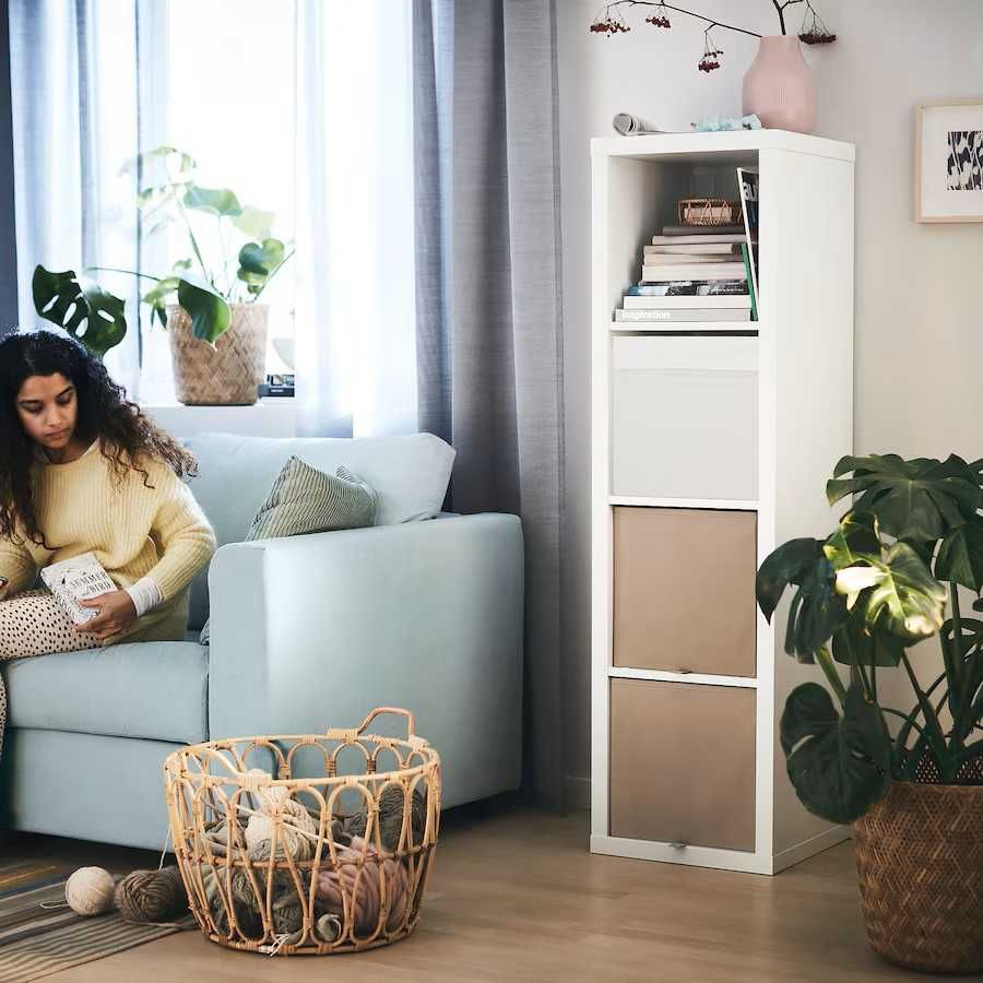 KALLAX Regał, biały, 42x147 Nowy w kartonie Ikea