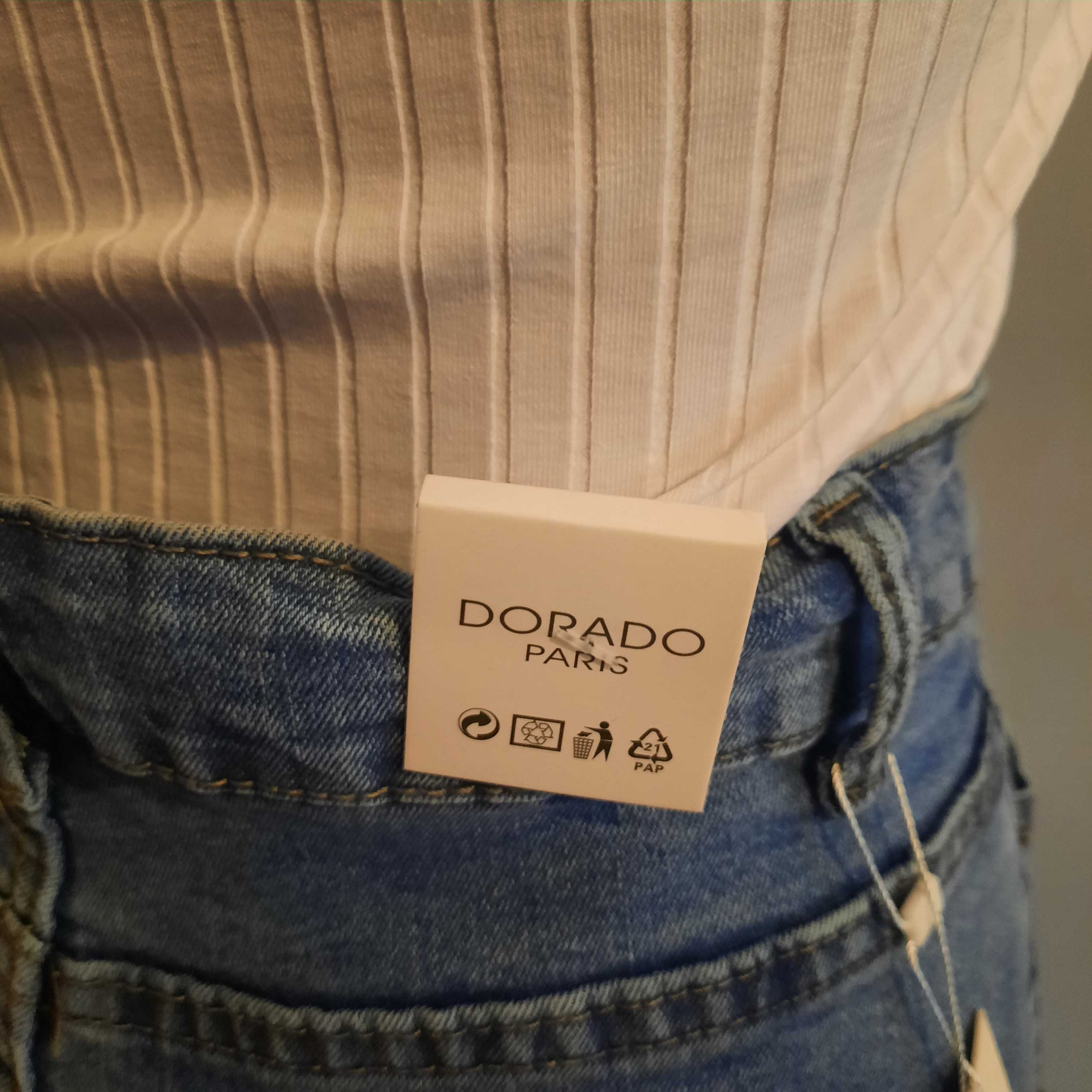 Nowa jeansowa spódnica midi rozmiar 36/S francuski producent Dorado