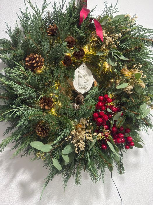 Coroas de natal naturais artesanais por encomenda