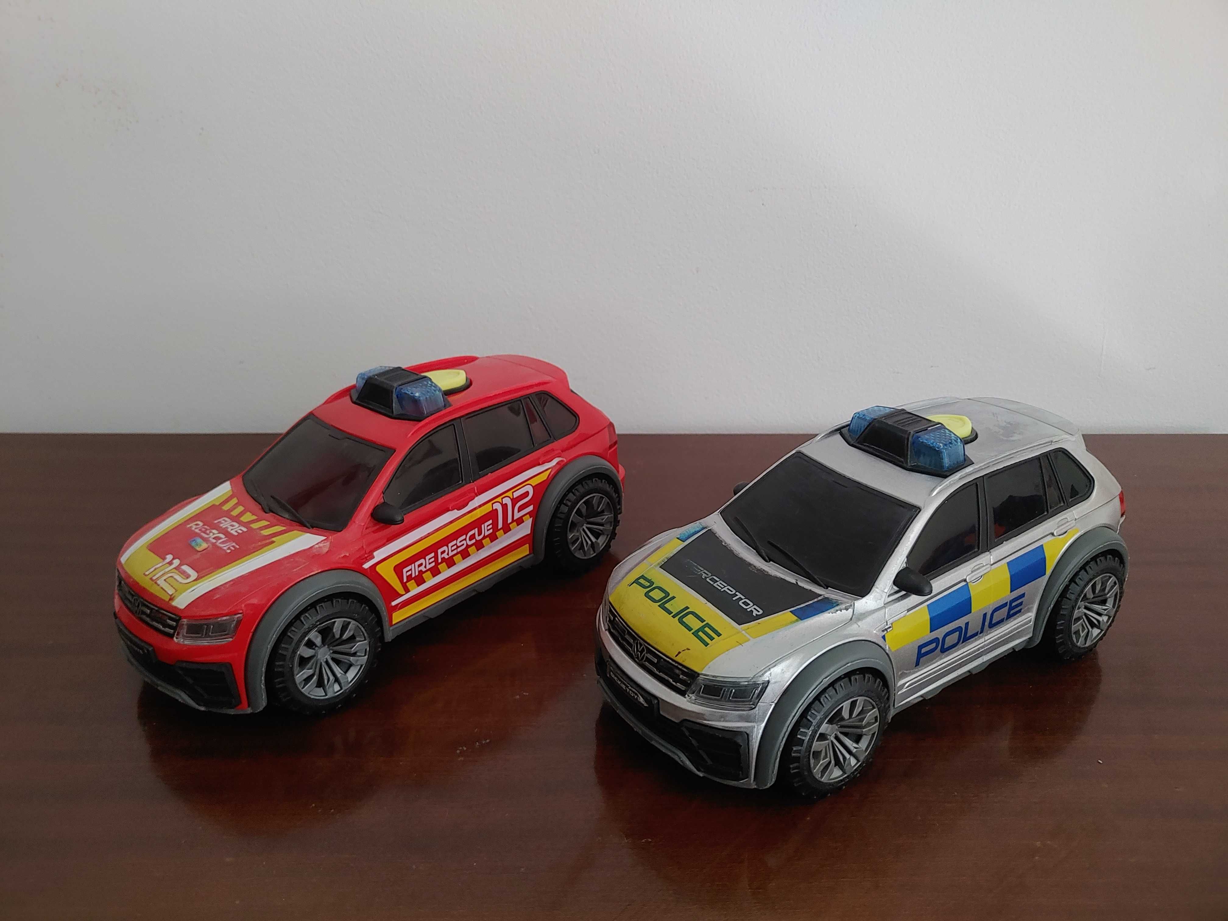 Carros de Policia com luz