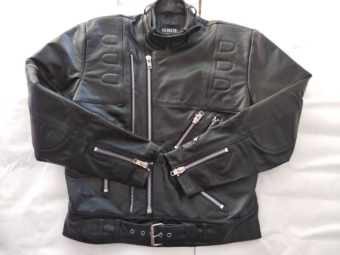 Брендовая кожаная куртка косуха Leather Maniacs L-XL