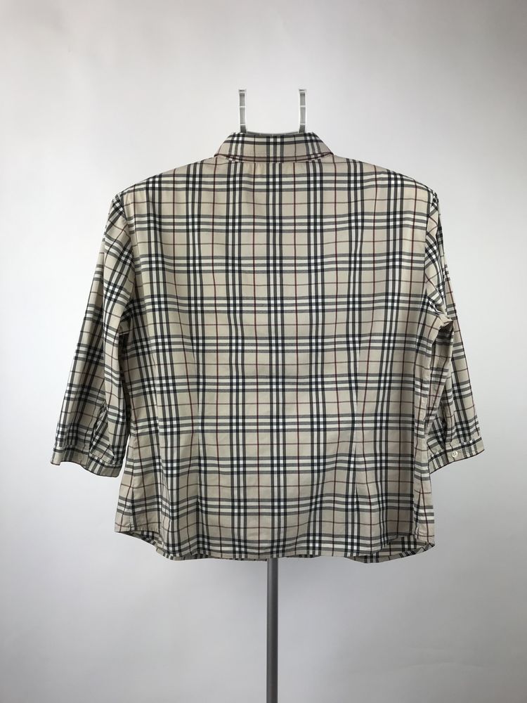 Vintage Burberry 3/4 Sleeves Nova Check Shirt