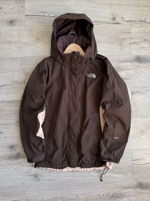 Куртка the north face hyvent коричнева жіноча М