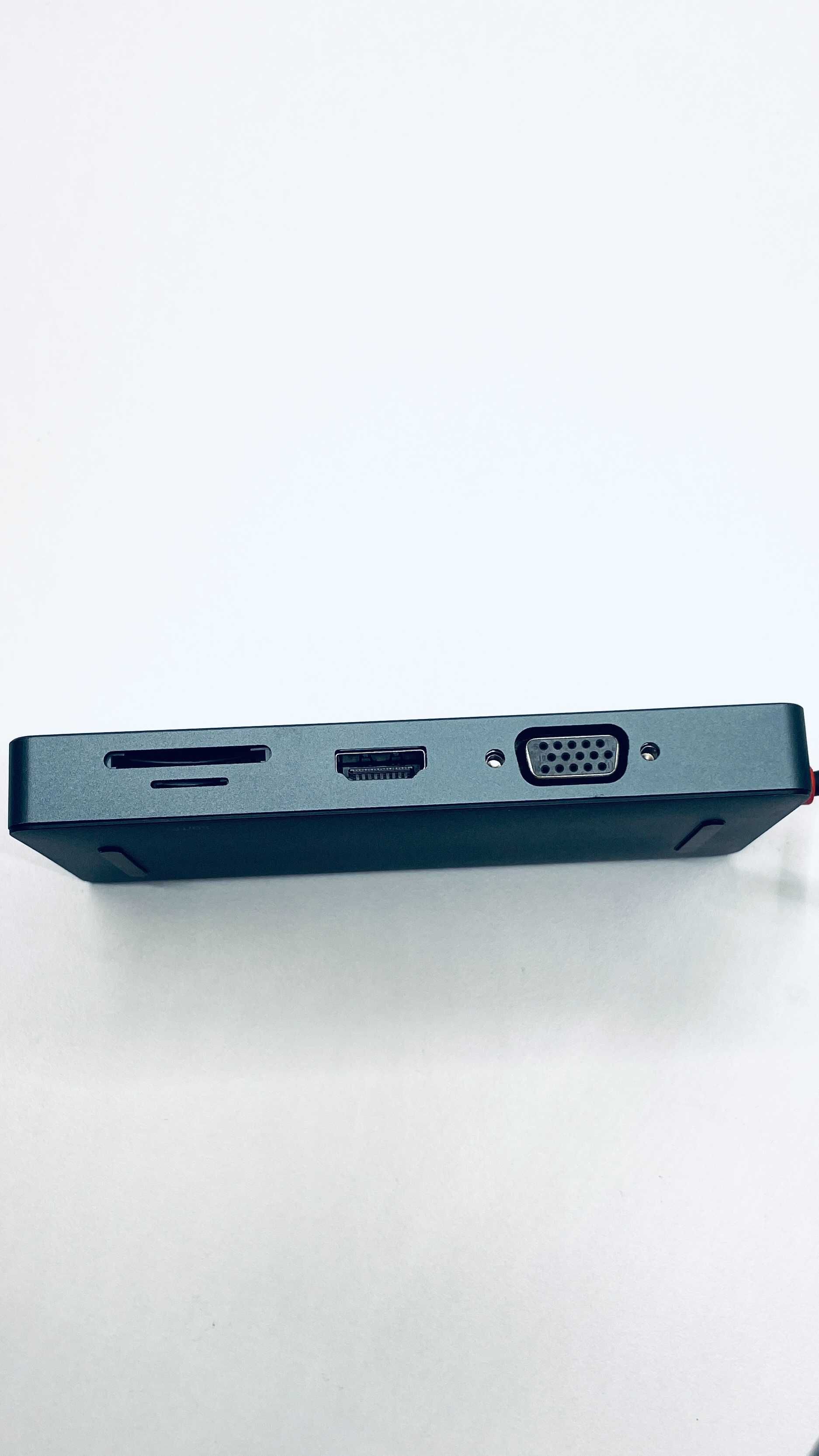 HUB Stacja Dokująca USB-C 11 W 1 Adapter USB Ethernet Hdmi 4K