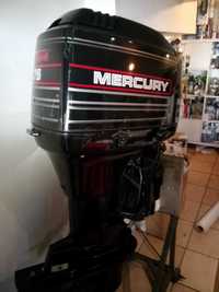 Silnik zaburtowy Mercury 75 ELPTO trym, zegary, manetka, zbiornik, 90