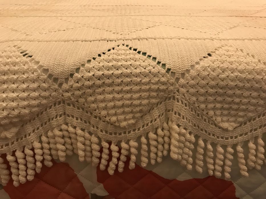 Colcha em crochet