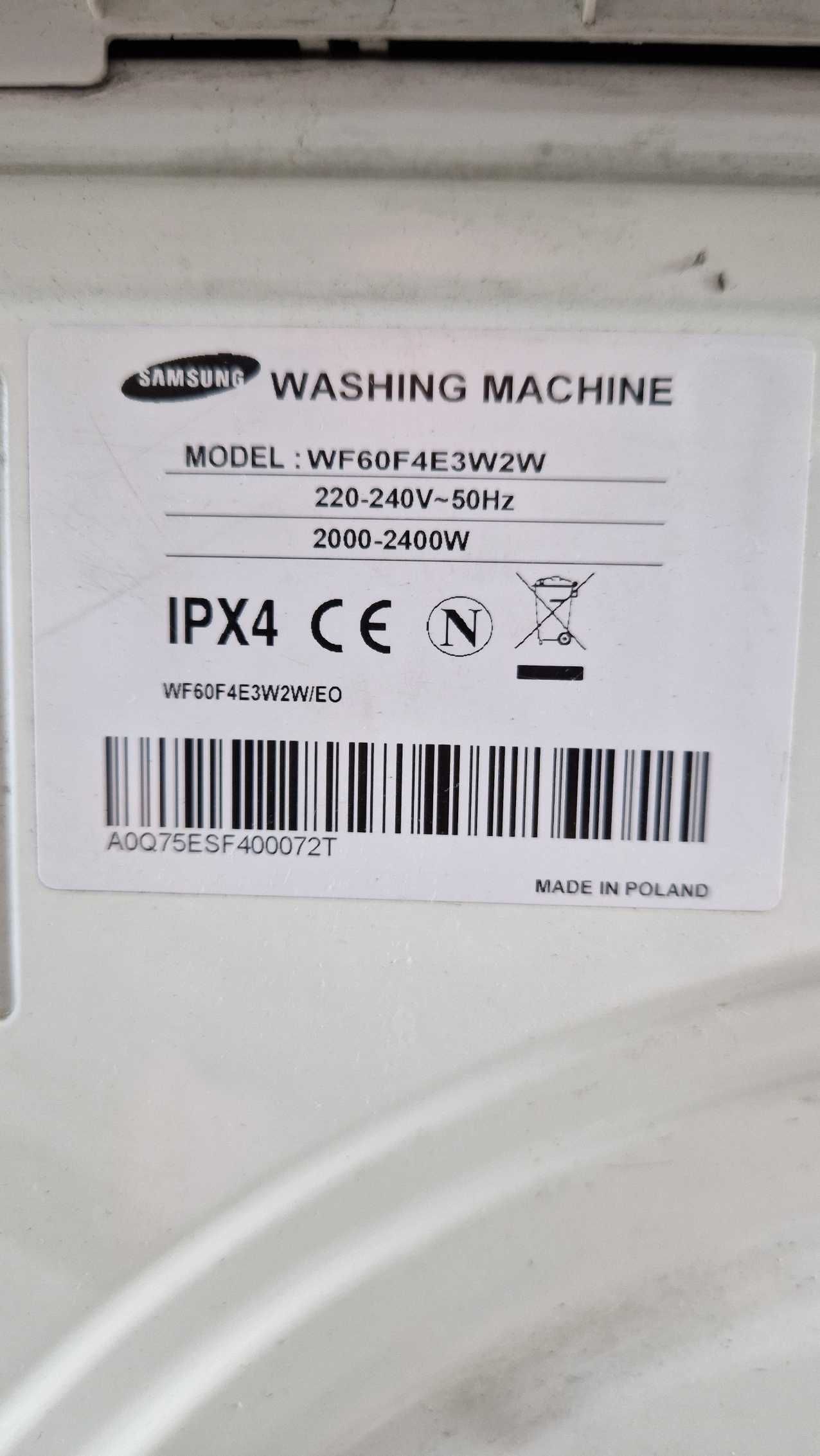 Silnik do pralki Samsung WF60F4E3W2W EcoBubble 6kg