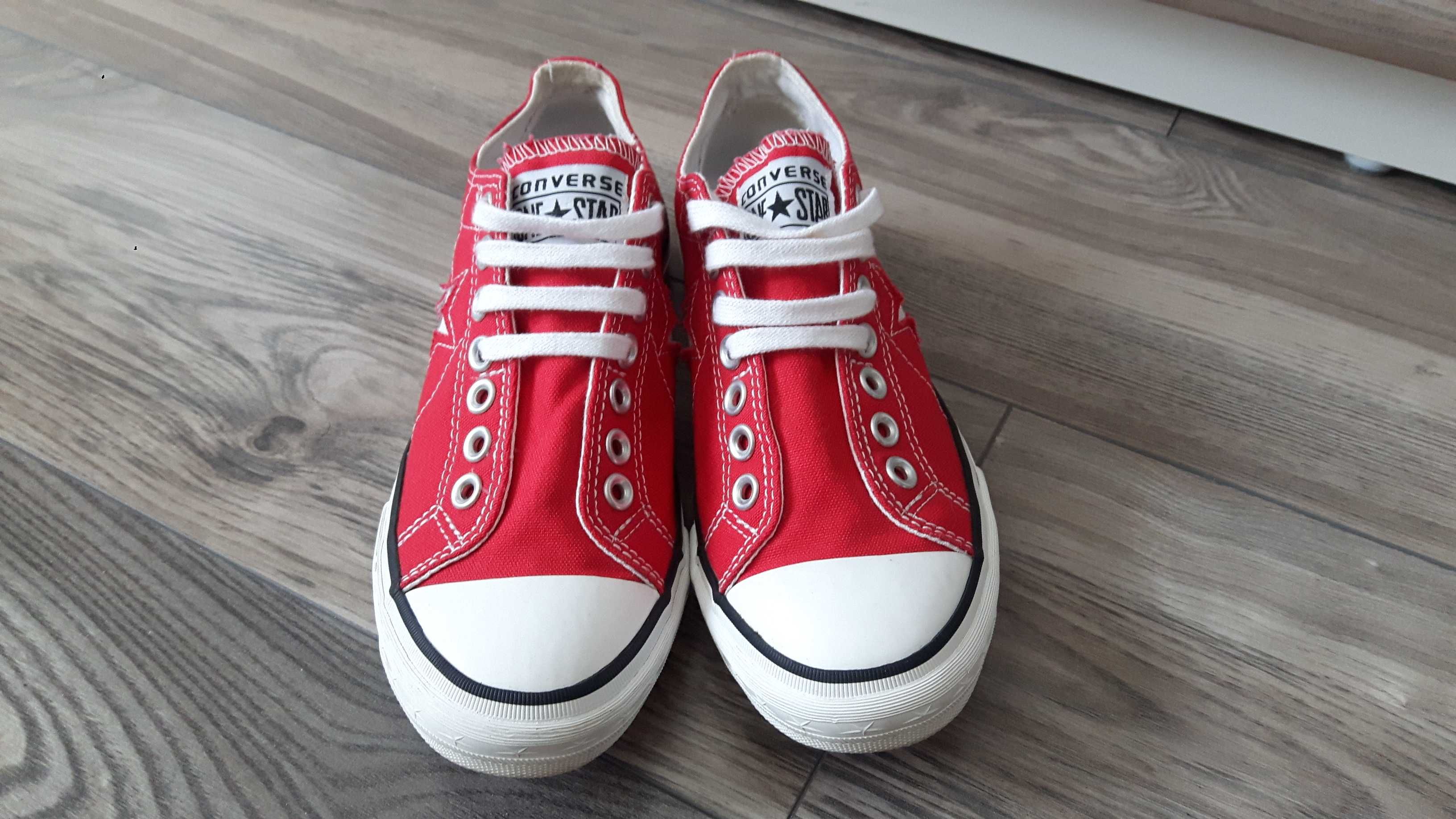 CONVERSE ONE STAR czerwone trampki unisex rozm.40 wkł.25 cm