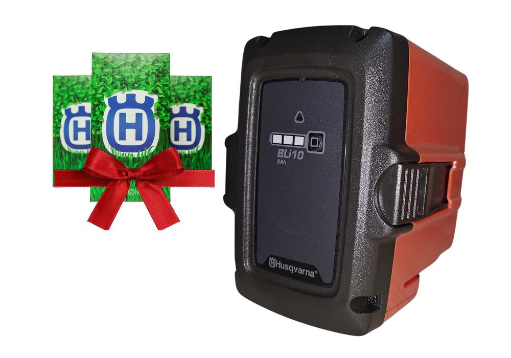 Akumulator Husqvarna BLi10 36V 2,0 Ah – lekki, dom i ogród + prezent