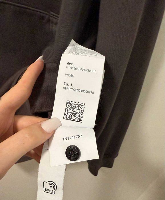 Stone Island Grey Hoodie Legit