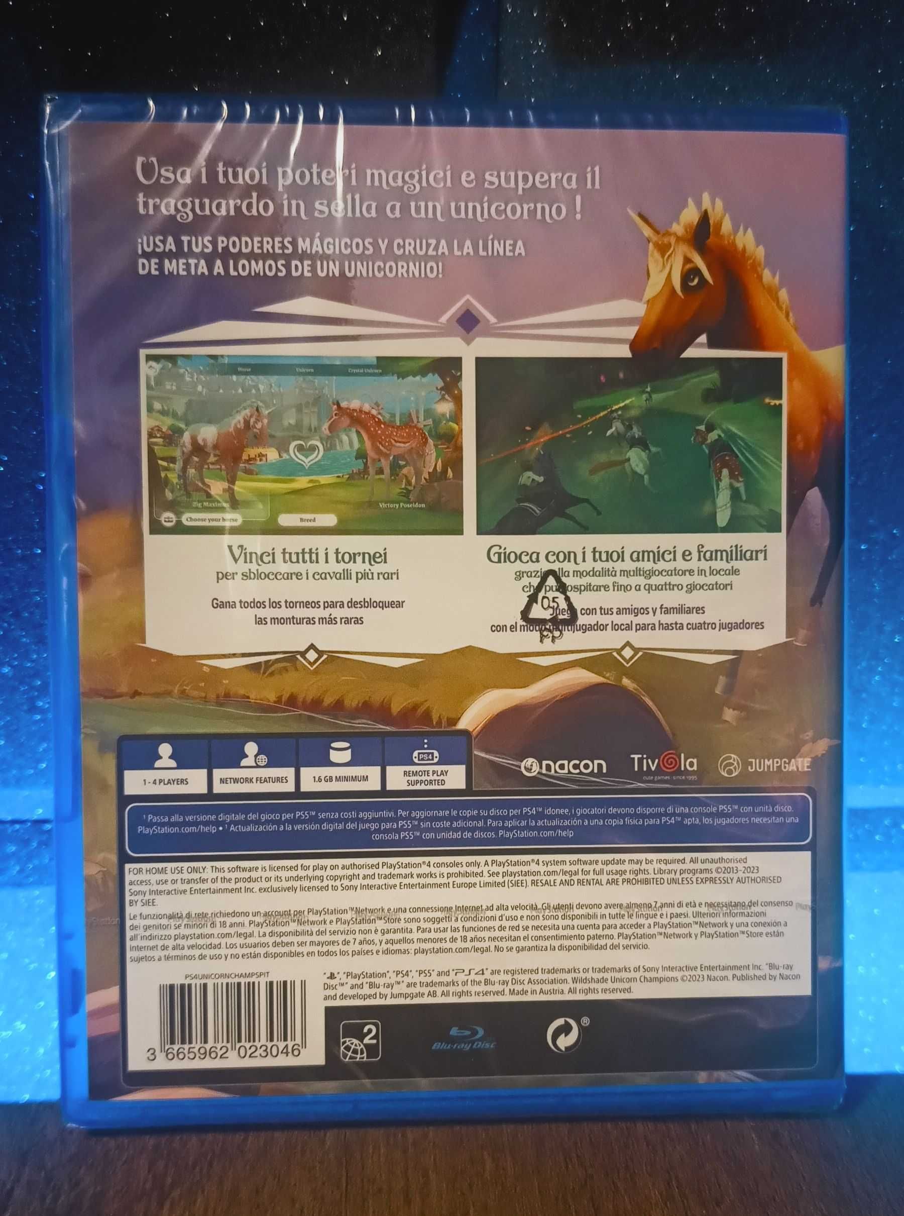 Wildshade: Unicorn Champions PS4 PS5 - wyścigi konne gra dla dzieci PL