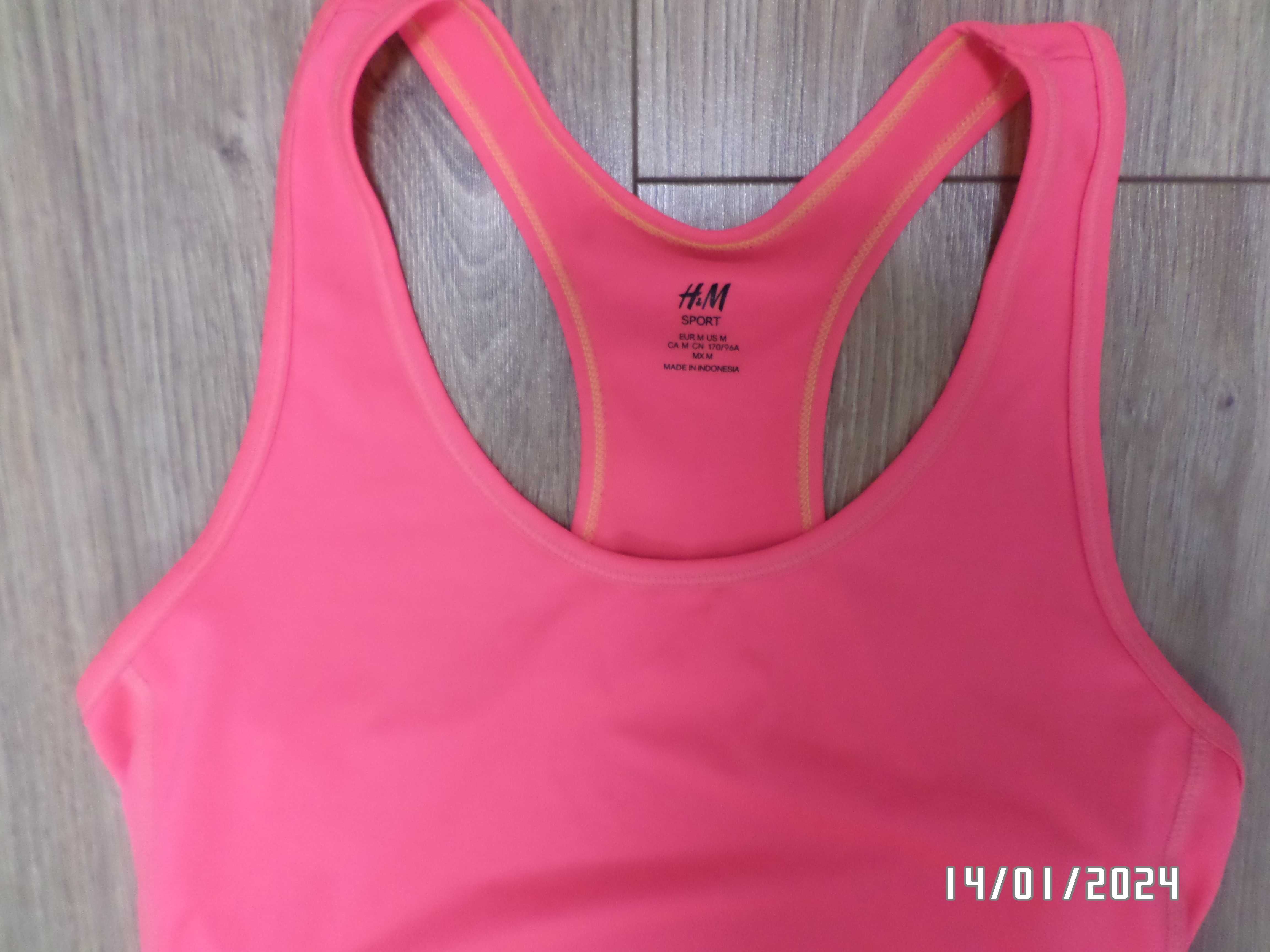sportowa bluzka damska-rozmiar-M-H&M-siłownia
