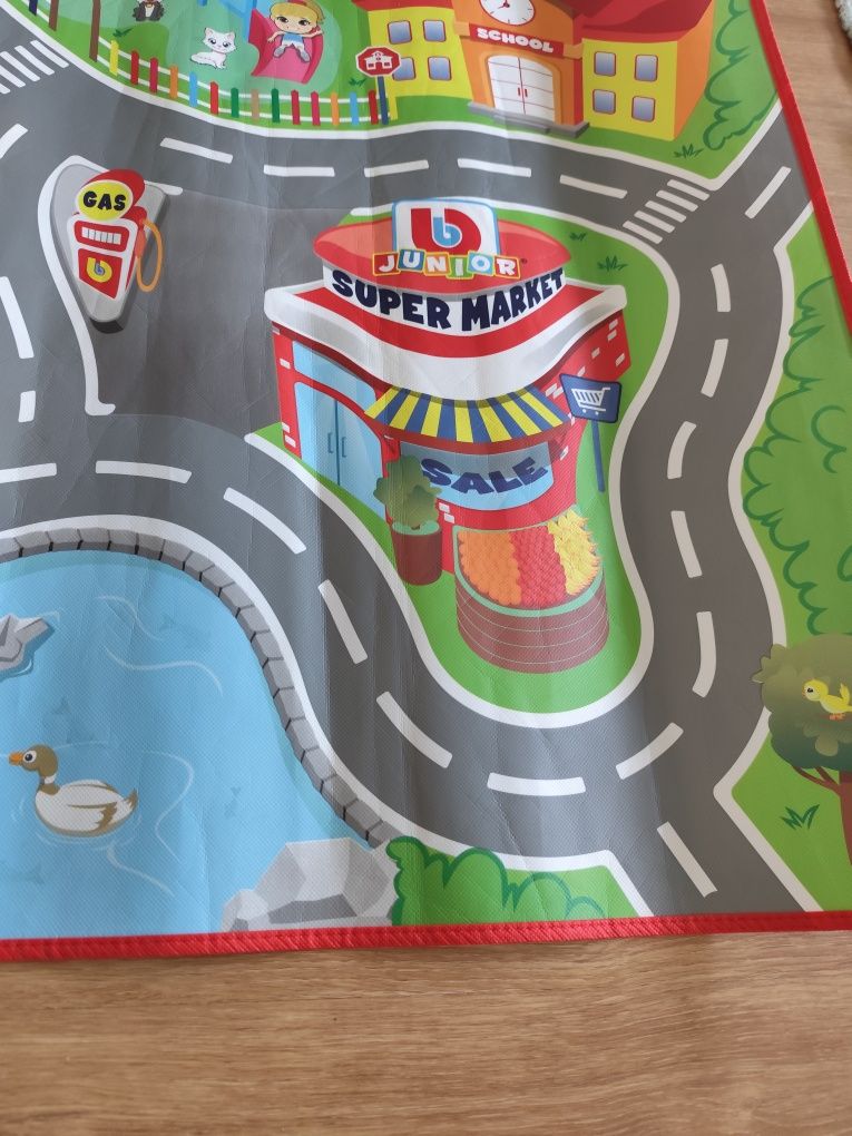 Tapete para brincar com carros