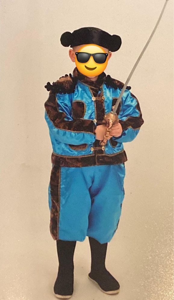 Fantasia de carnaval para criança de toureiro