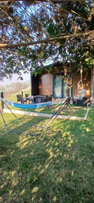 Refúgio da pinheira, férias Chalé com piscina e salamandra