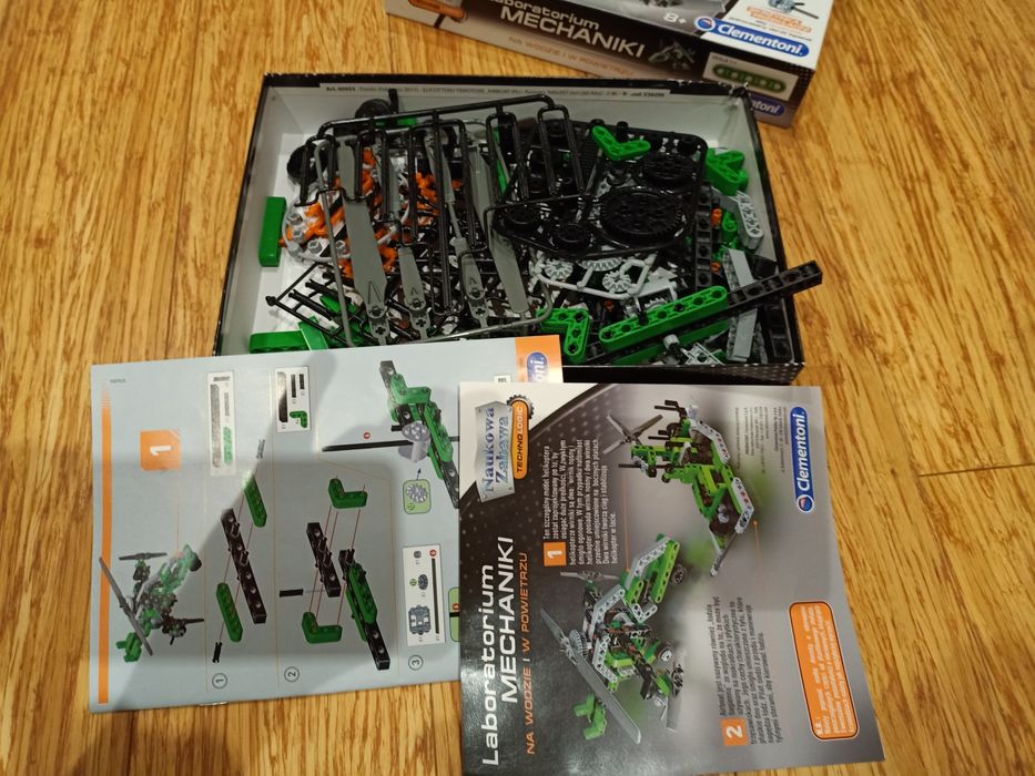 Zabawka konstruktor laboratorium mechaniki  prezent