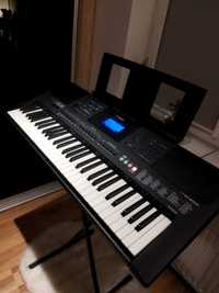 Yamaha PSR E453 keyboard zestaw statyw