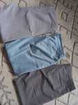 Zestaw trzy pary eleganckich spodni do biura L XL 40 42