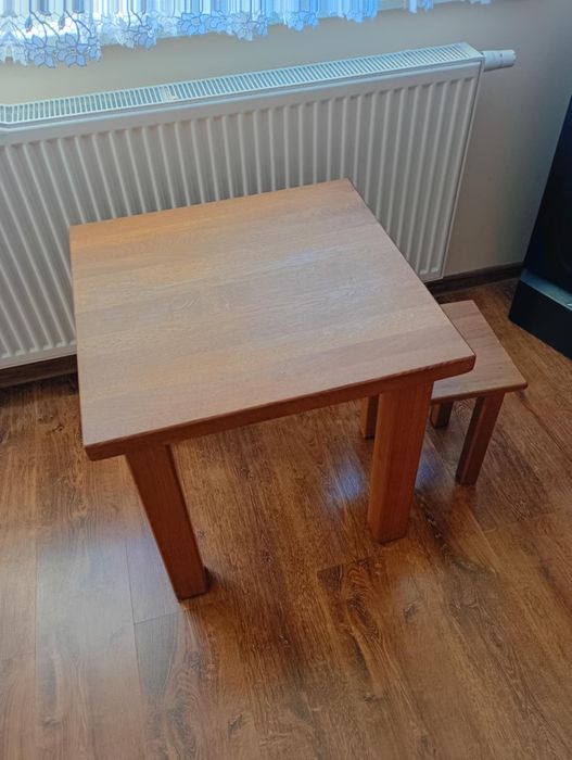 Stolik + krzesełko dębowe