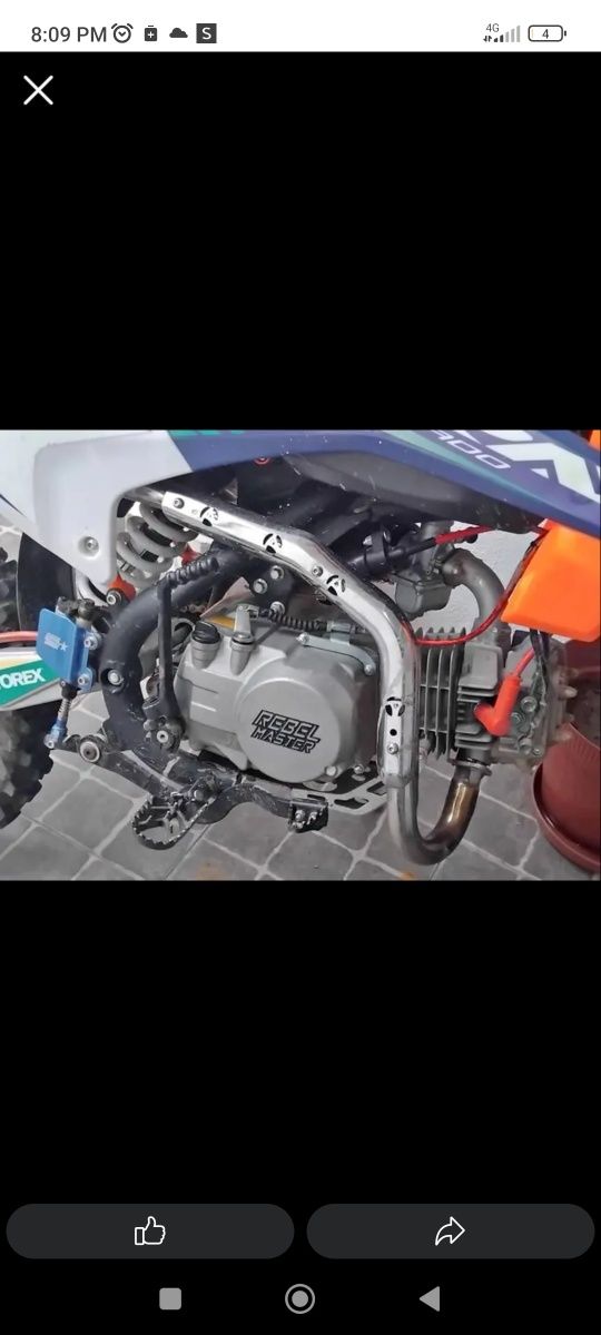 Pit bike 140 cc .
