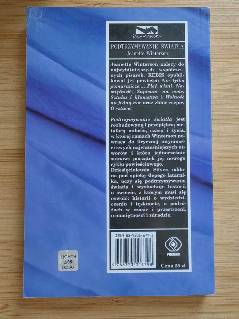 Podtrzymywanie światła Jeanette Winterson