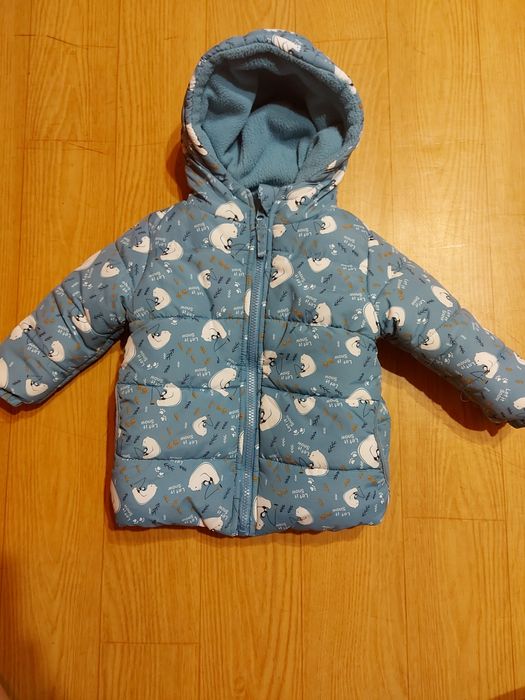 Ciepła Kurtka zimowa r. 92 misie