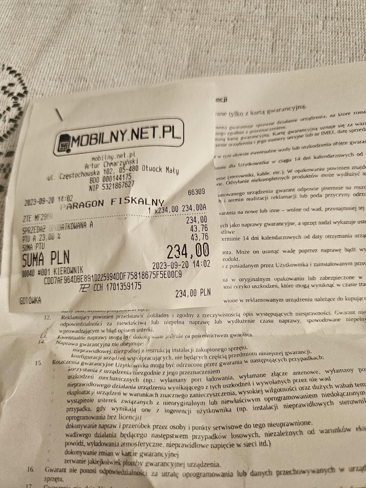 ZTE MF296R - domowy router 4G LTE na kartę SIM