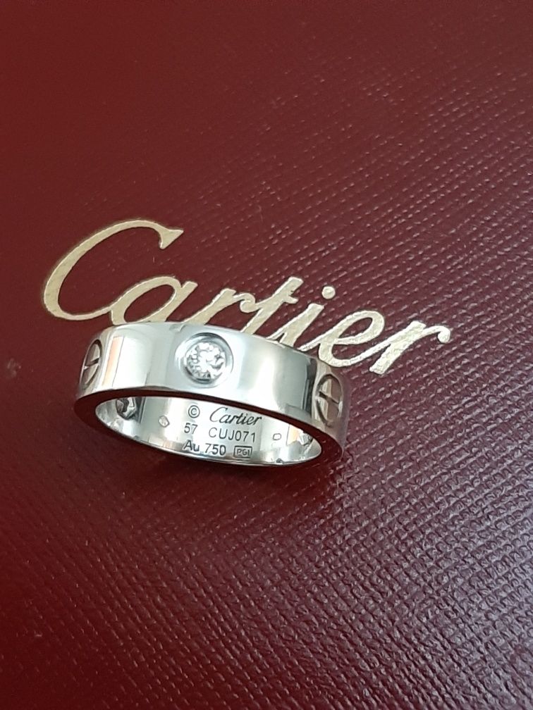 Золотые кольца с бриллиантами. Cartier.