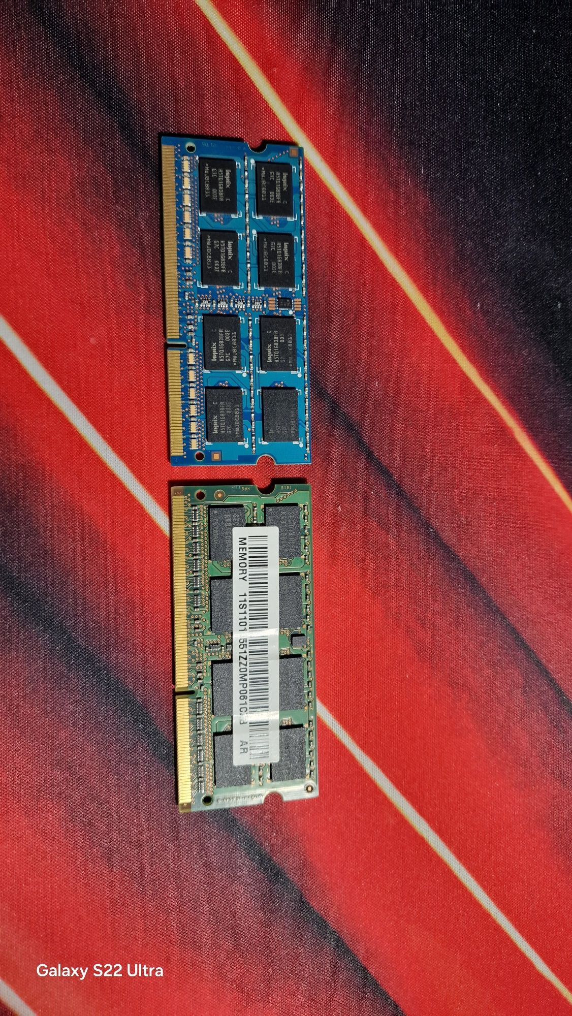 Pamięć RAM 2x2GB DDR3 do laptopa - Hynix & Samsung