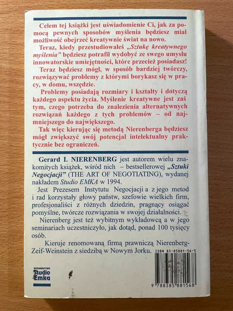 Sztuka kreatywnego myślenia - Gerard I. Nierenberg