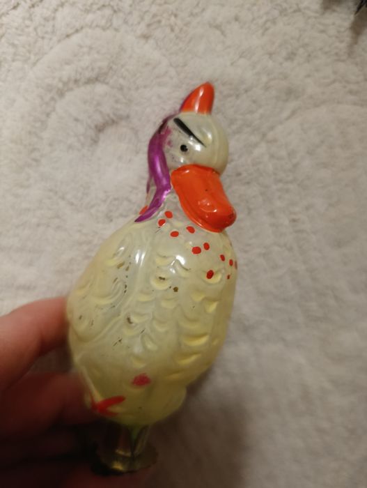 Новорічна іграшка качечка,уточка