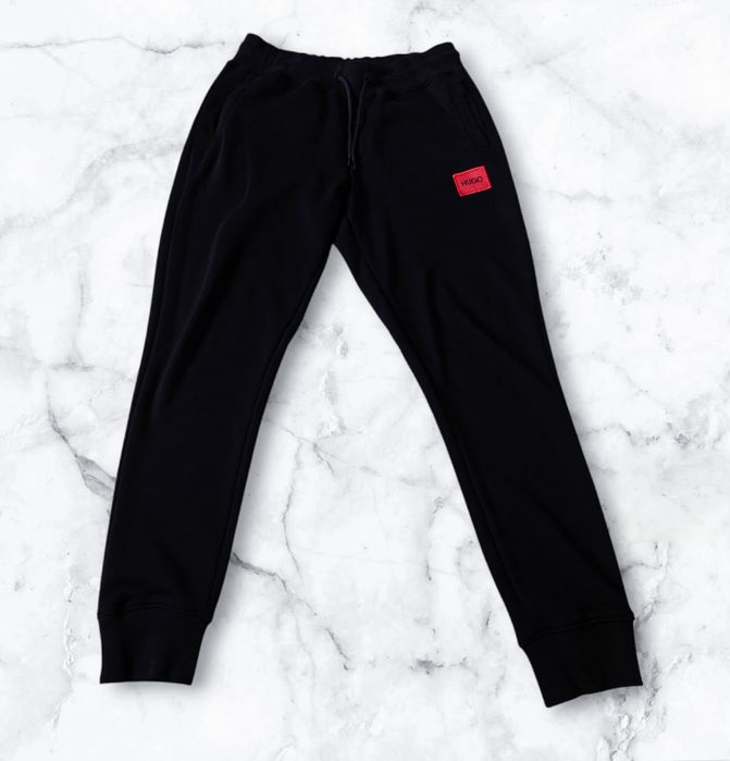 HUGO BOSS Spodnie Dresowe Męskie Haft Logo Nowy_Model_M