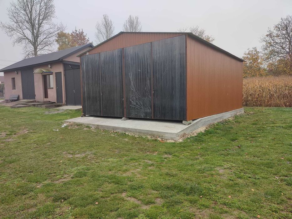 Garaż blaszany Magazyn Rolniczy - Wiata - Garaże Blaszane – GRZYWSTAL