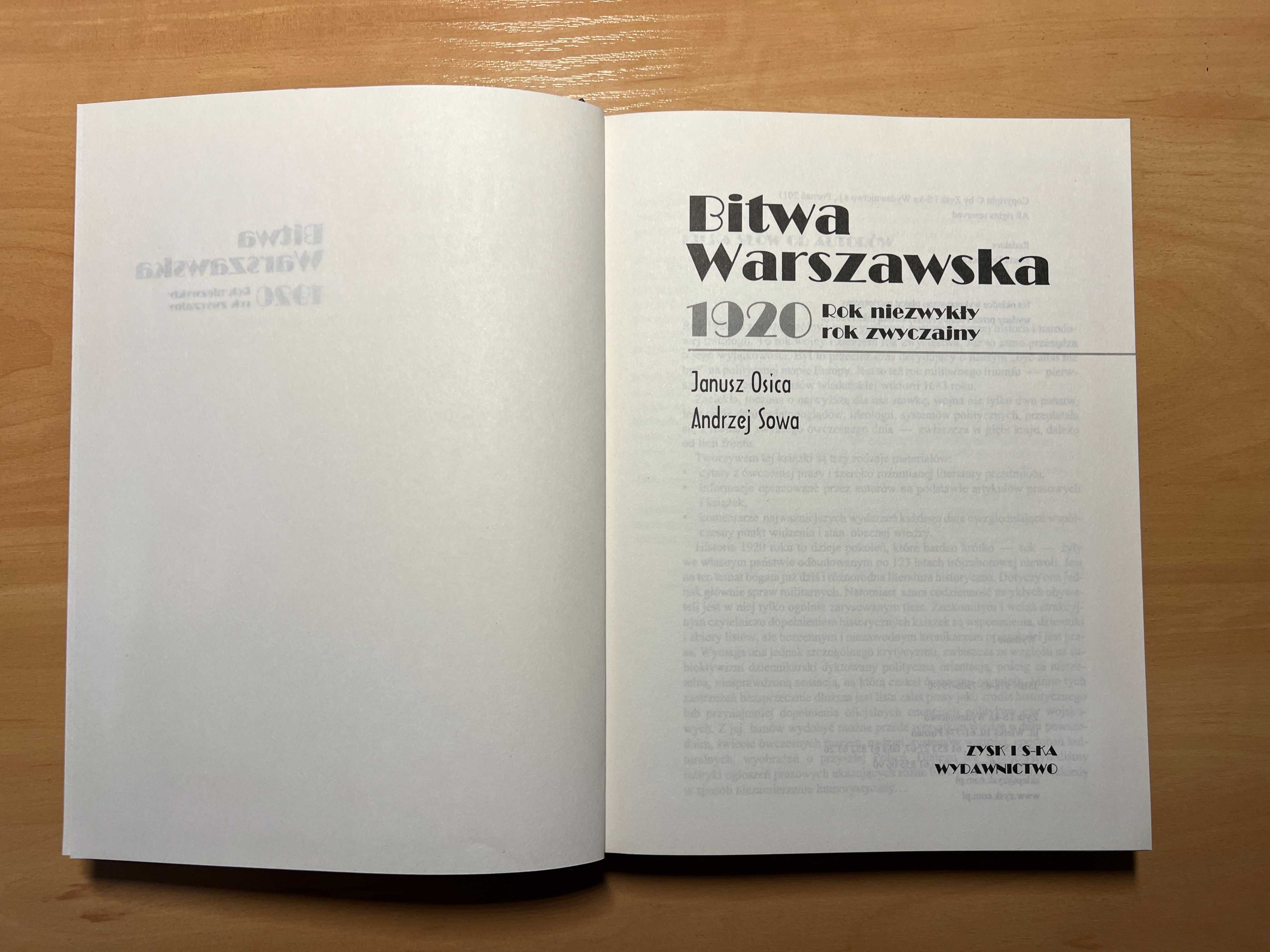 Bitwa Warszawska 1920 Janusz Osica