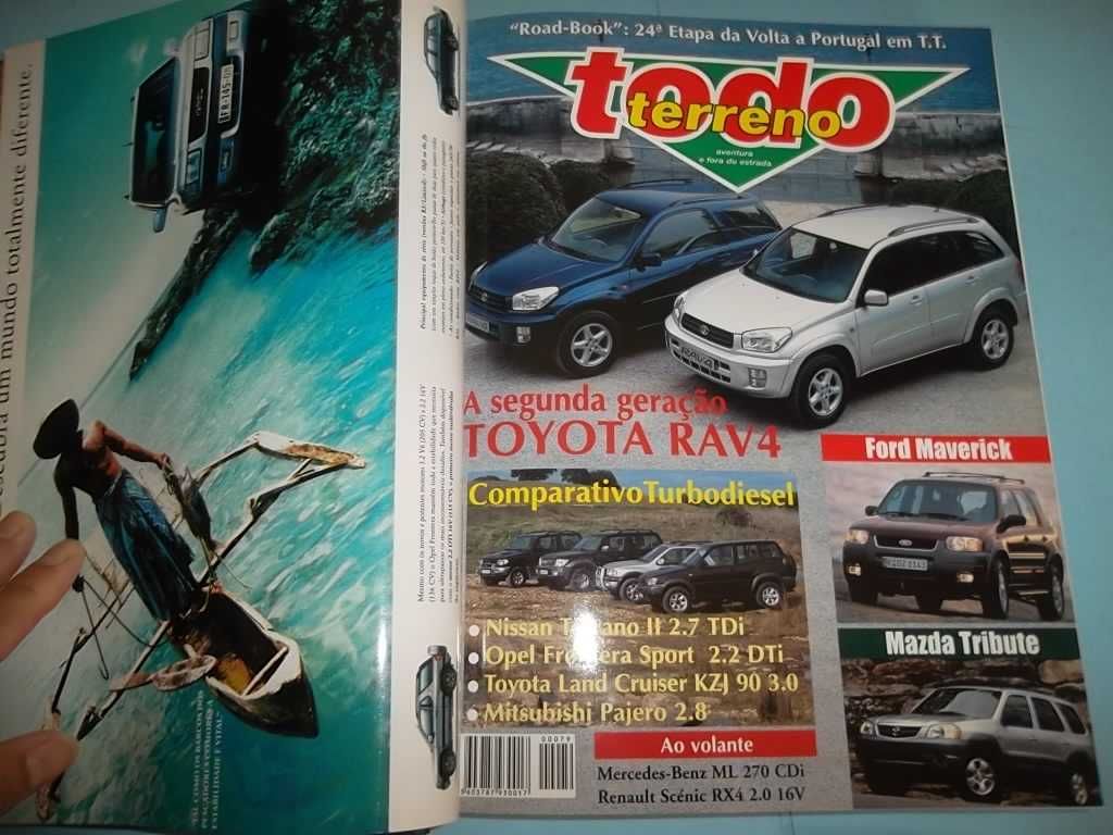 "TODO TERRENO" nº 1 a 98. Revista de automobilismo. 5 volumes.