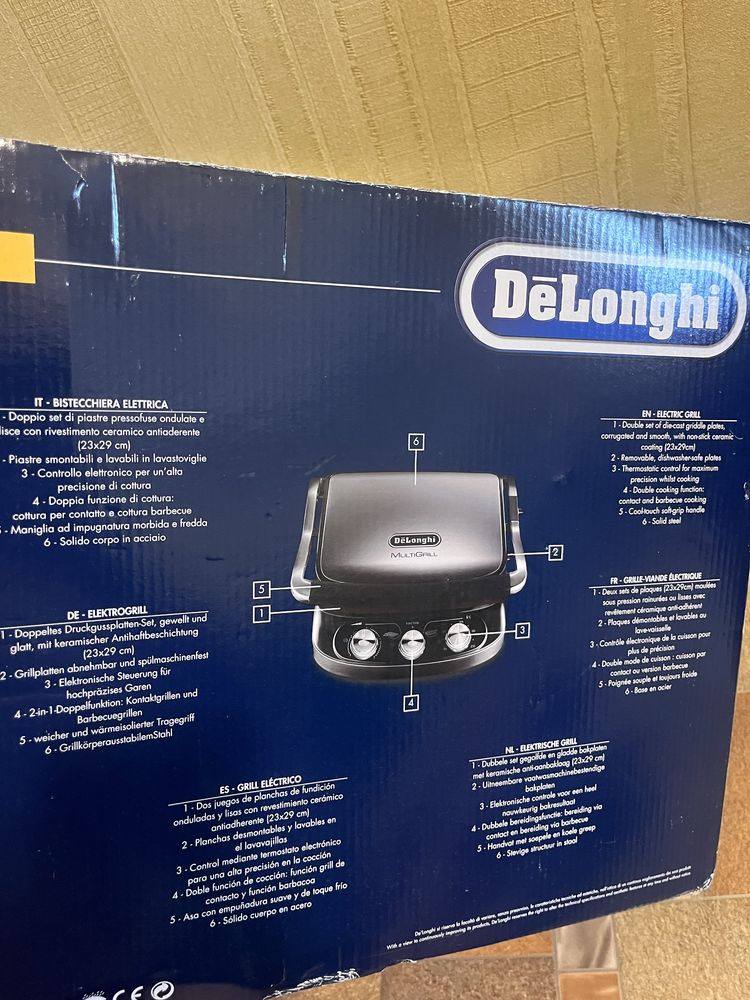 Электрогриль DeLonghi