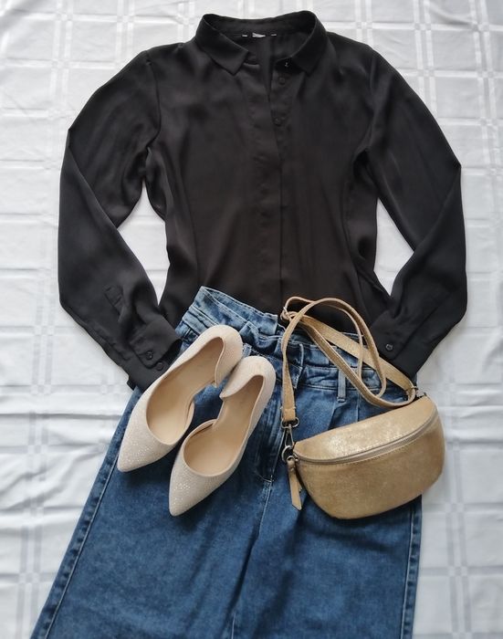 Dżinsy Damskie Dzwony r. 36/38