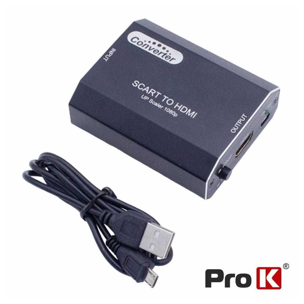 Conversor Scart/HDMI + Cabo Flat 21 pinos