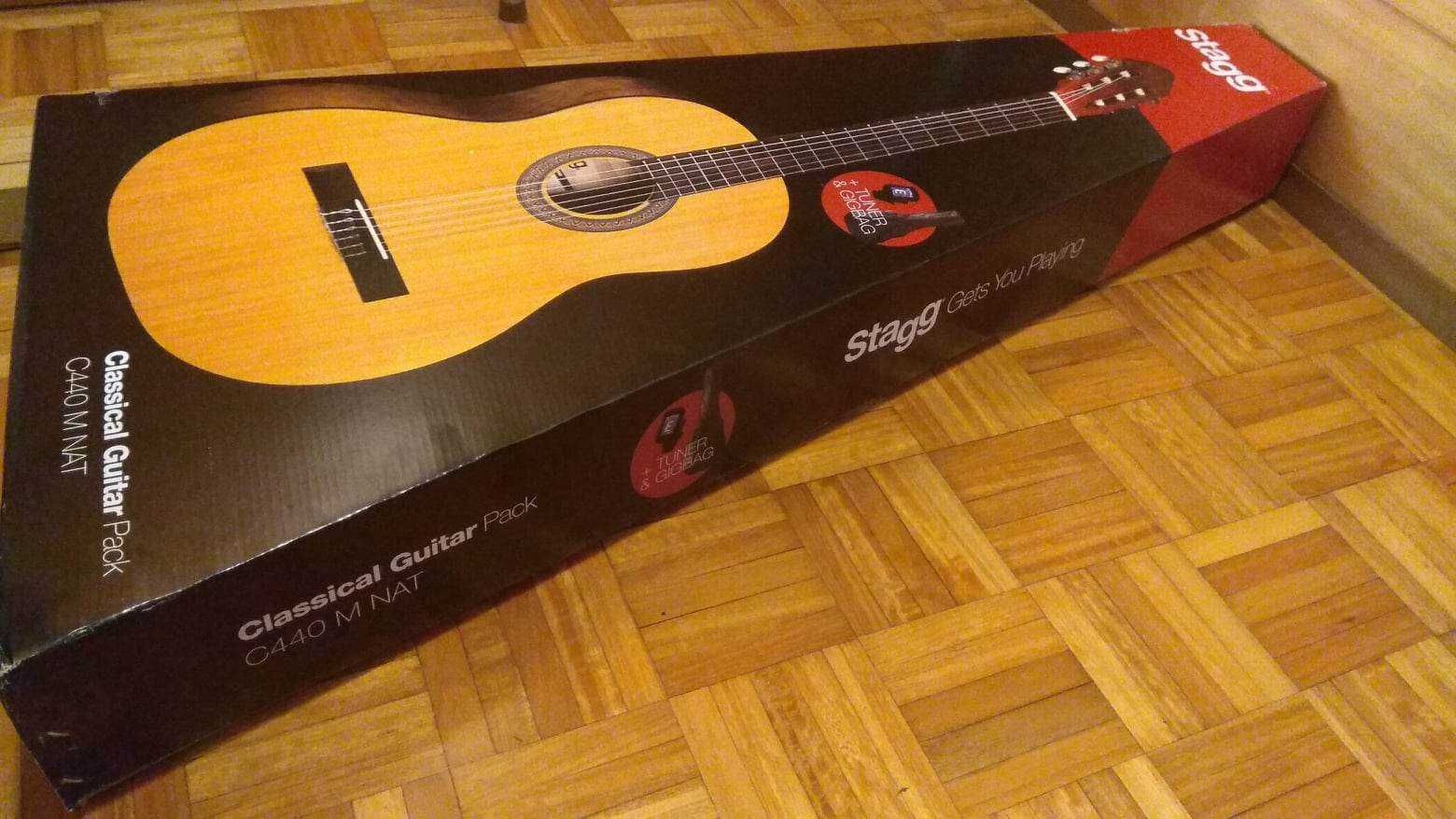 NOVA EM CAIXA STAGG C440 Pack Guitarra Clássica + saco novo